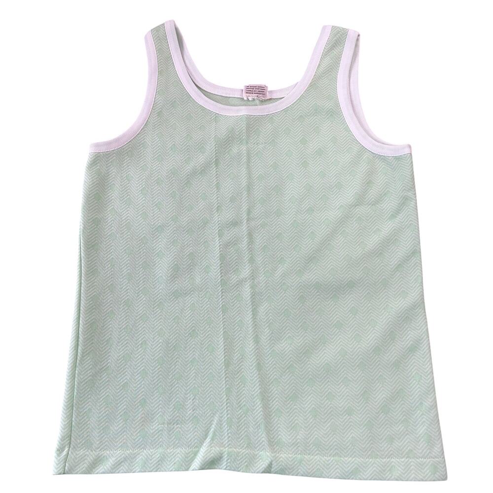 Montgomery Ward Green Tank Top Women's size Medium 80's True Vintage